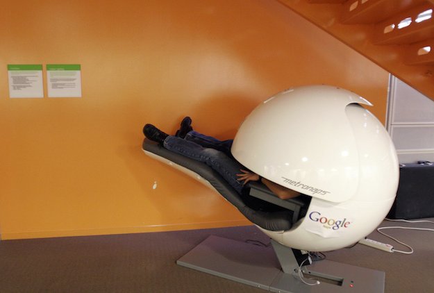 Sleep pod at Google HQ in Mountain View