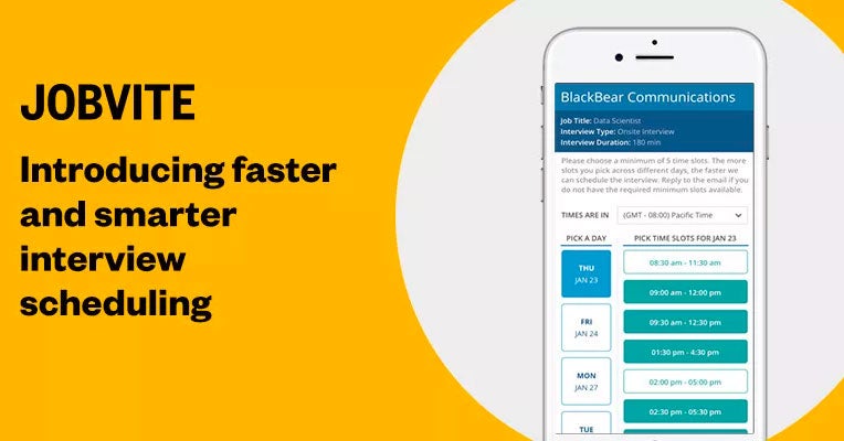 Jobvite: Introducing faster and smarter interview scheduling