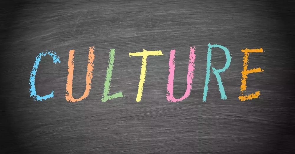 Chalk illustration that says "Culture"