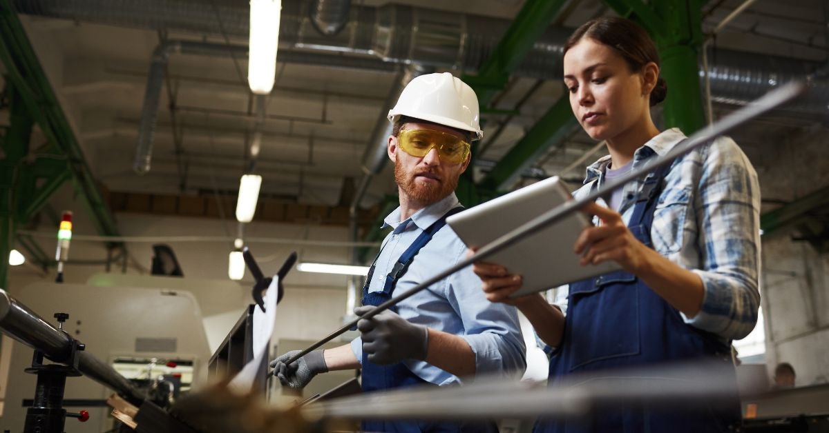 People working in manufacturing