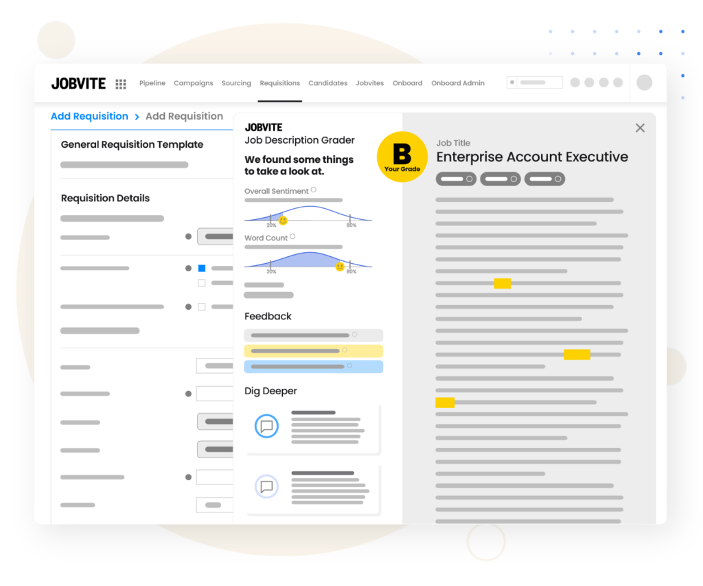 Jobvite Job Description Grader provides feedback on your job description