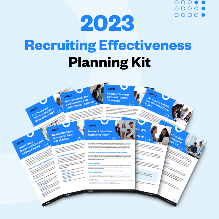 2023 recruiting effectiveness planning kit