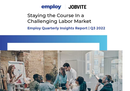 Cover image for Employ Quarterly Insights Q3 2022 Report