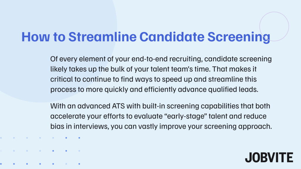 Automated Candidate Screening