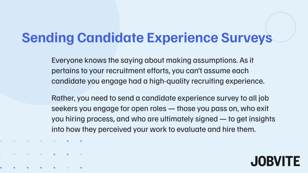 candidate experience survey