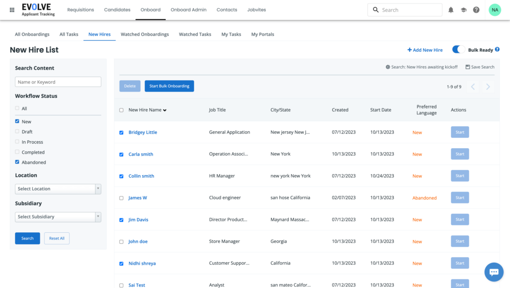 jobvite bulk onboarding feature