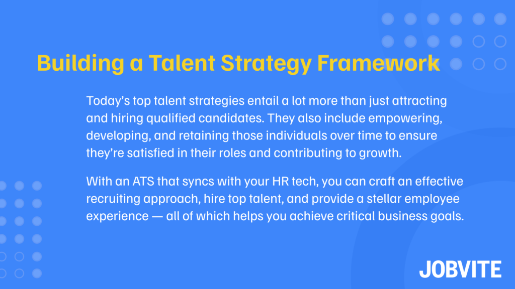 talent strategy framework