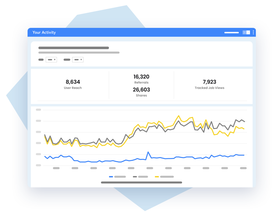 A screenshot of Jobvite's employee referral program software