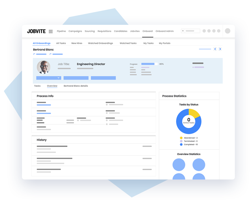  Screenshot of Jobvite’s talent acquisition software interface